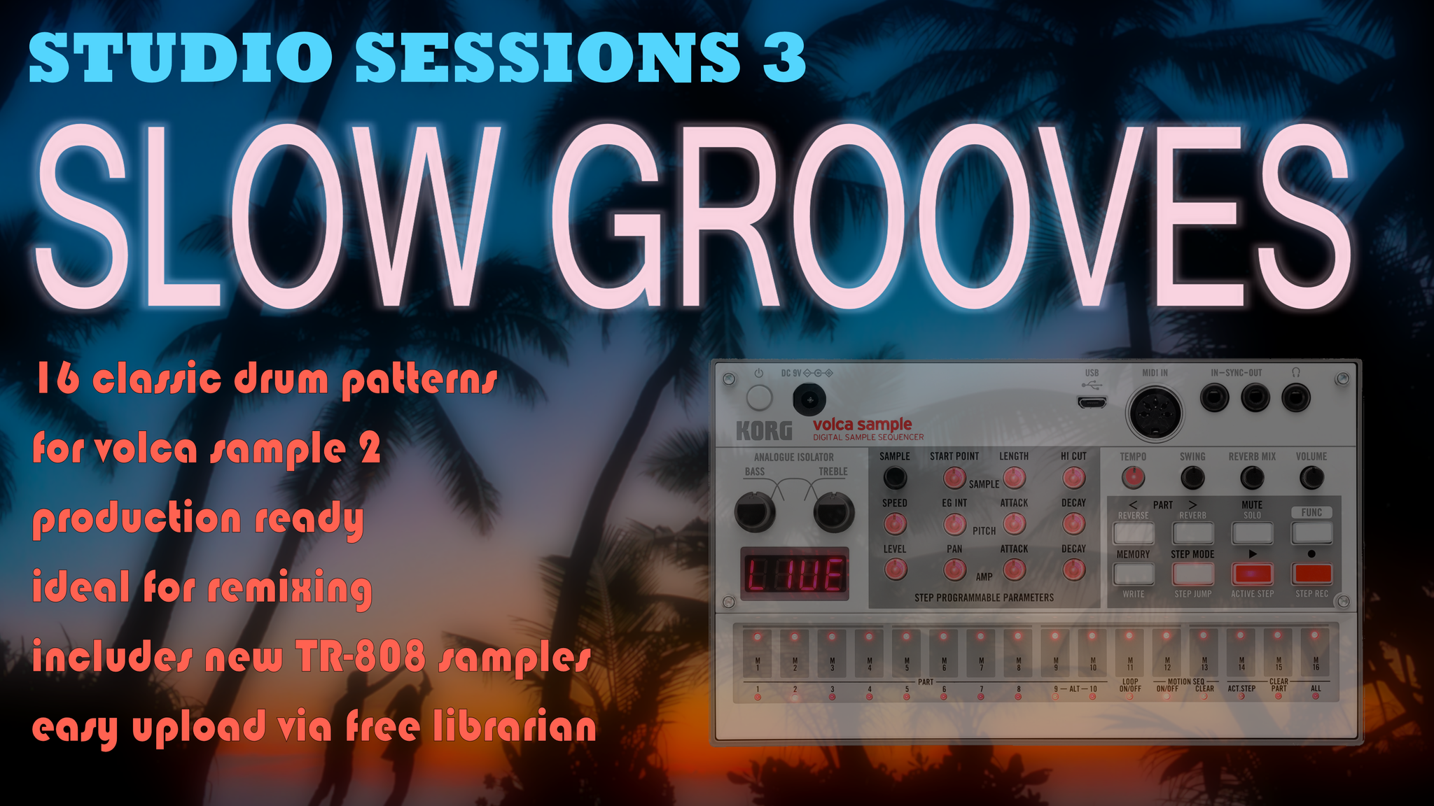 Studio Sessions - SLOW GROOVES for KORG volca sample 2 – SME music